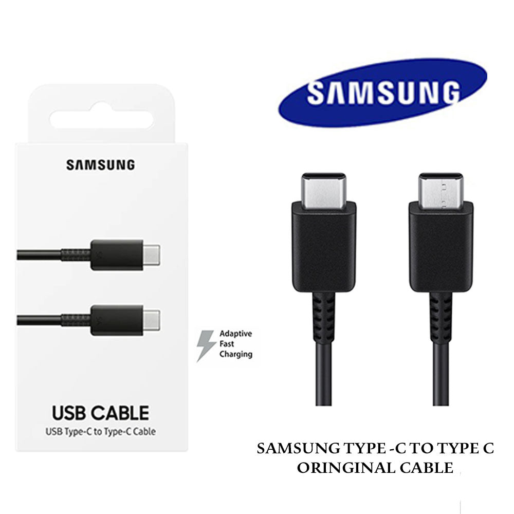 SAMSUNG TYPE -C TO TYPE C 100% ORIGINAL CABLE WITHOUT PACKING