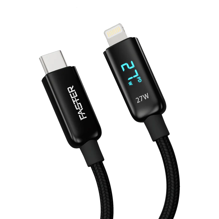 FASTER 27W USB-C TO LIGHTNIN-GDIGITAL DATA CABLE