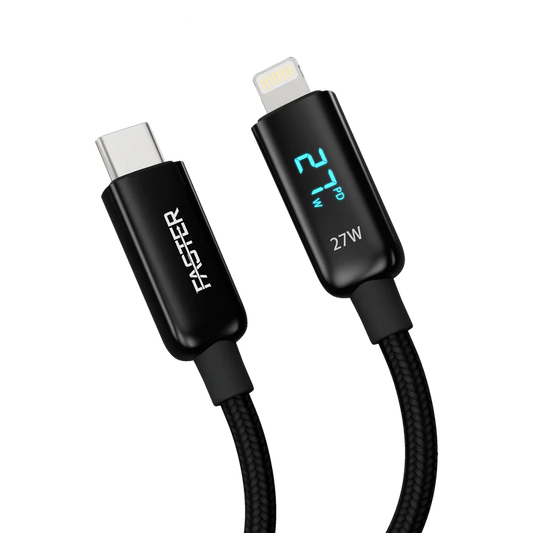 FASTER 27W USB-C TO LIGHTNIN-GDIGITAL DATA CABLE