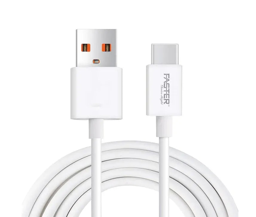 FASTER FC-TP3 Charging Cable, Fast Charging  Cable for Mobile, Type C / Iphone / Micro Cable for Charging, 2.1A