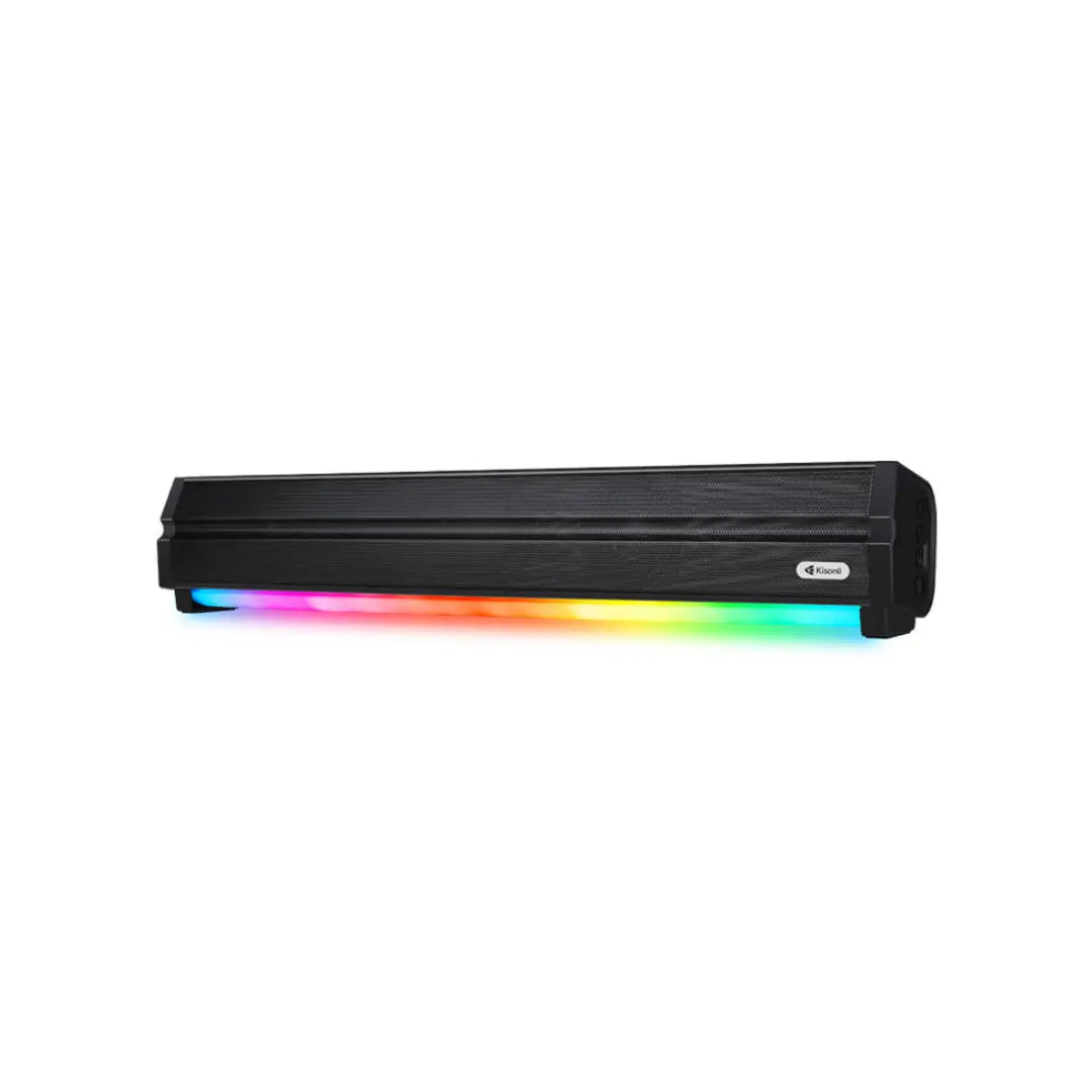 Kisonli Led-802 Rgb Wireless Bt 5.3 Modern Retro Design Soundbar