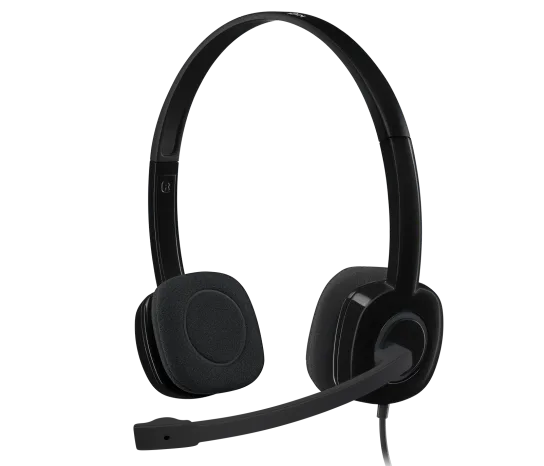 Logitech H151 Wired  Headset – Clear Stereo Sound &amp; Noise-Reducing Microphone