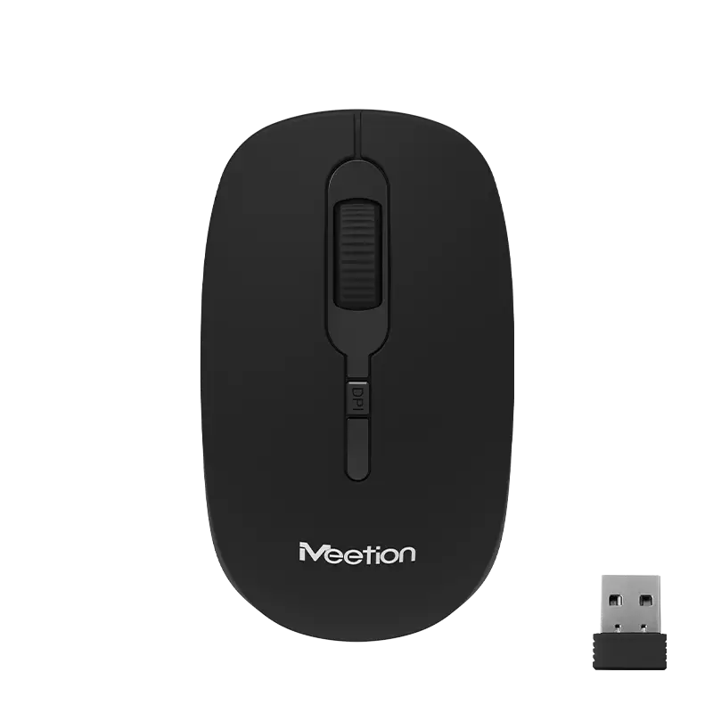 Meetion R547 Wireless Optical Mouse, Black
