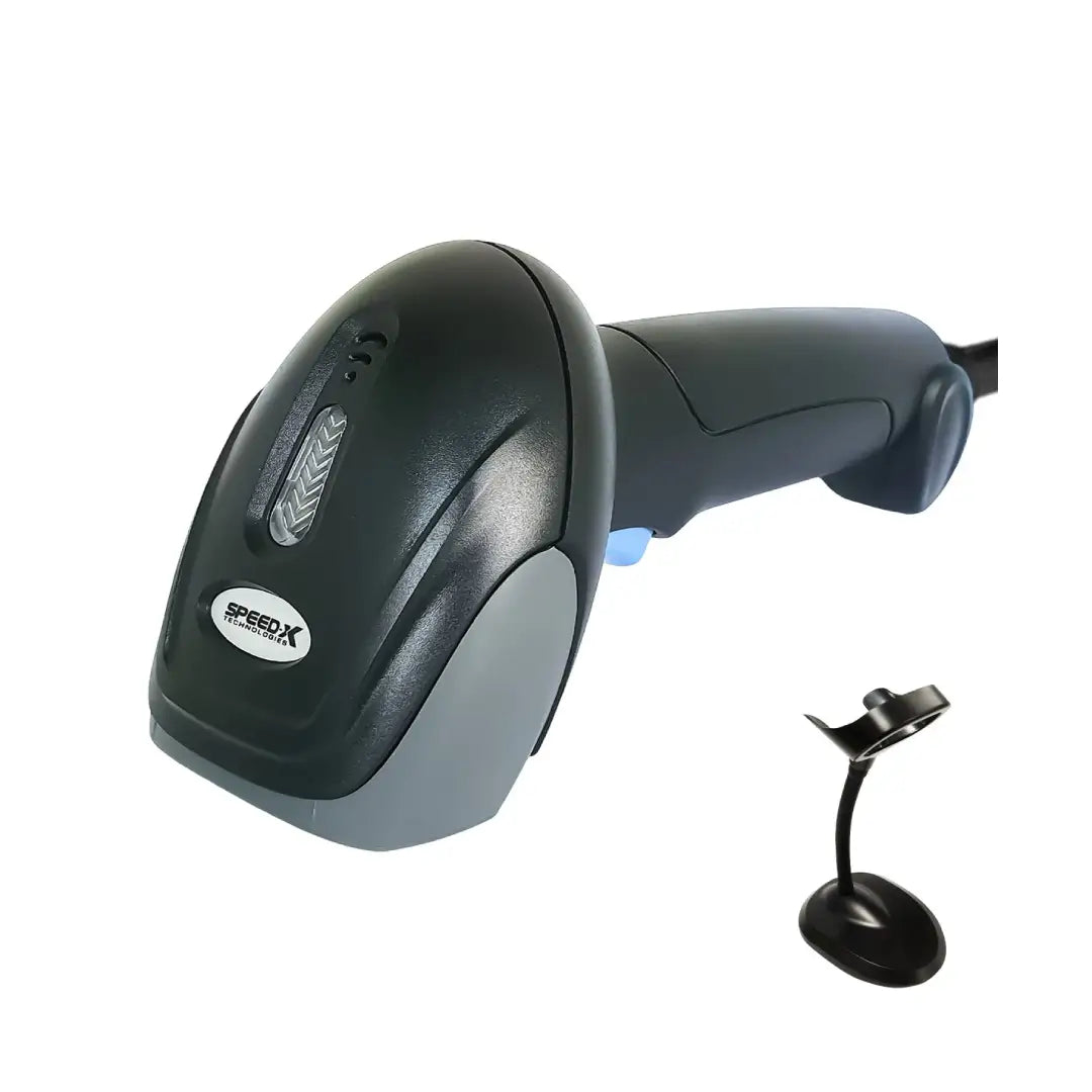 Speed-x 8600 2d Wire Cmos Handheld Barcode Scanner With Stand